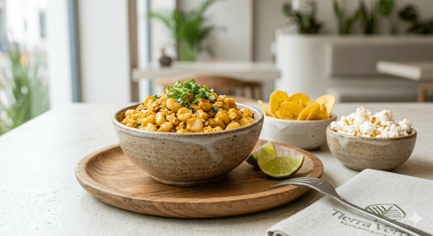 Hominy with Onion